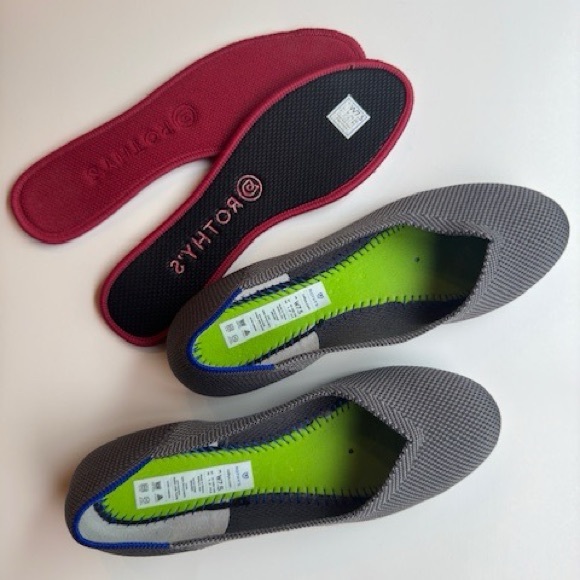 Rothy’s Round Toe Flats W 7.5 Charcoal - Picture 4 of 4